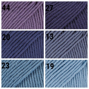 Merino Yarn Drops Extra Fine Merino Wool Yarn Superwash Yarn Sock Yarn DK Yarn Art Yarn image 6