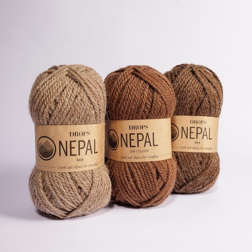 Alpaca Yarn Drops Nepal Knitting Wool Yarn Sock Yarn Natural Yarn Aran Weight Yarn