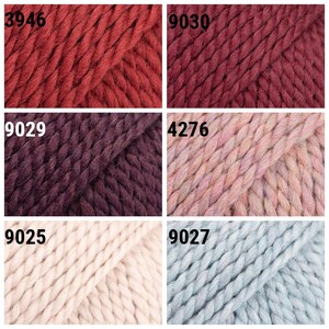 Alpaca Yarn DROPS Andes Super Bulky Yarn Alpaca Wool Yarn Alpaca Scarf yarn Super Chunky Yarn Knitting Wool image 4