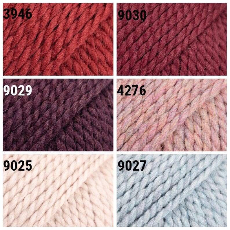 Alpaca Yarn DROPS Andes Super Bulky Yarn Alpaca Wool Yarn Alpaca Scarf yarn Super Chunky Yarn Knitting Wool image 4