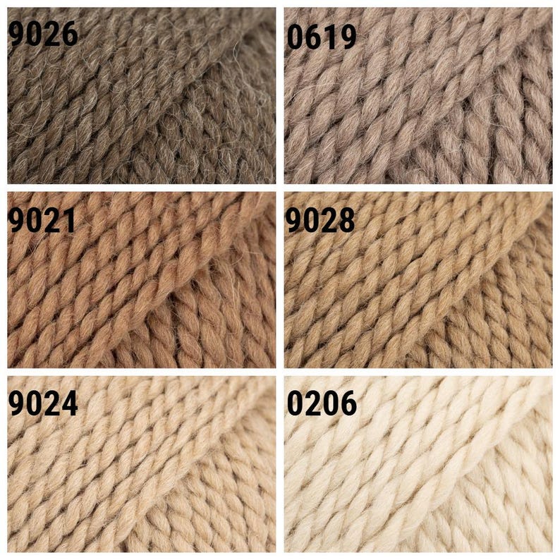 Alpaca Yarn DROPS Andes Super Bulky Yarn Alpaca Wool Yarn Alpaca Scarf yarn Super Chunky Yarn Knitting Wool image 3