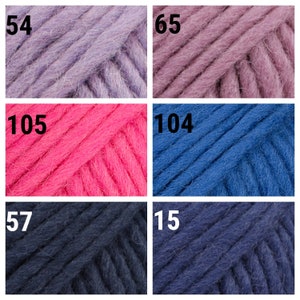 Wool Yarn Drops Snow Super Bulky Yarn Giant Yarn Pure Wool Thick Yarn Felting Yarn Knitting Yarn Feltable Yarn image 8