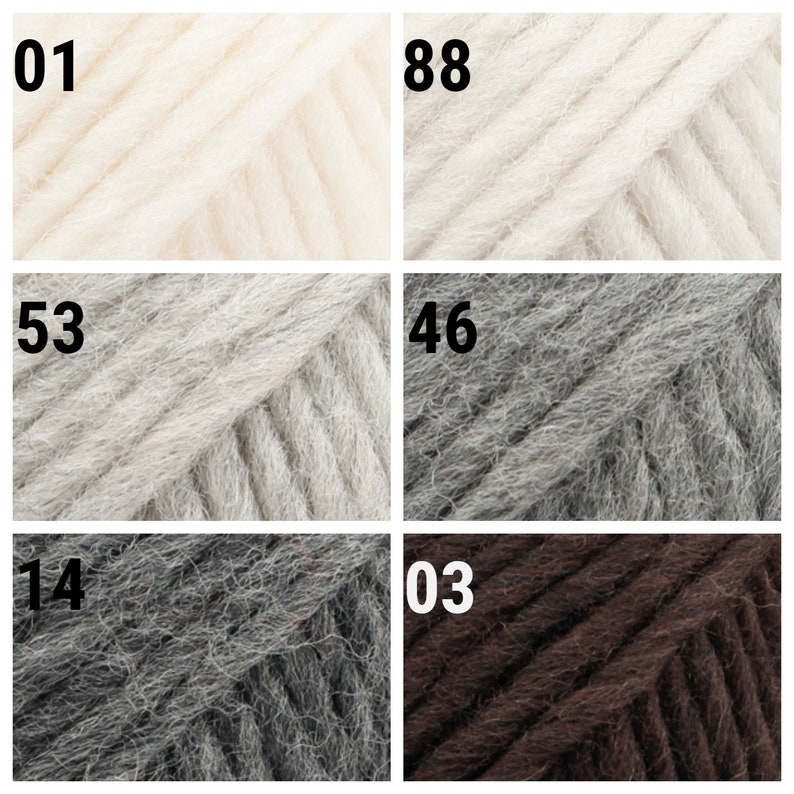 Wool Yarn Drops Snow Super Bulky Yarn Giant Yarn Pure Wool Thick Yarn Felting Yarn Knitting Yarn Feltable Yarn image 5