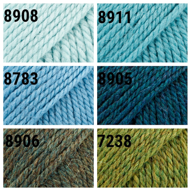 Laine d'alpaga Drops, fil de laine à tricoter népalais, fil à chaussettes, fil naturel, fil épais d'aran image 8
