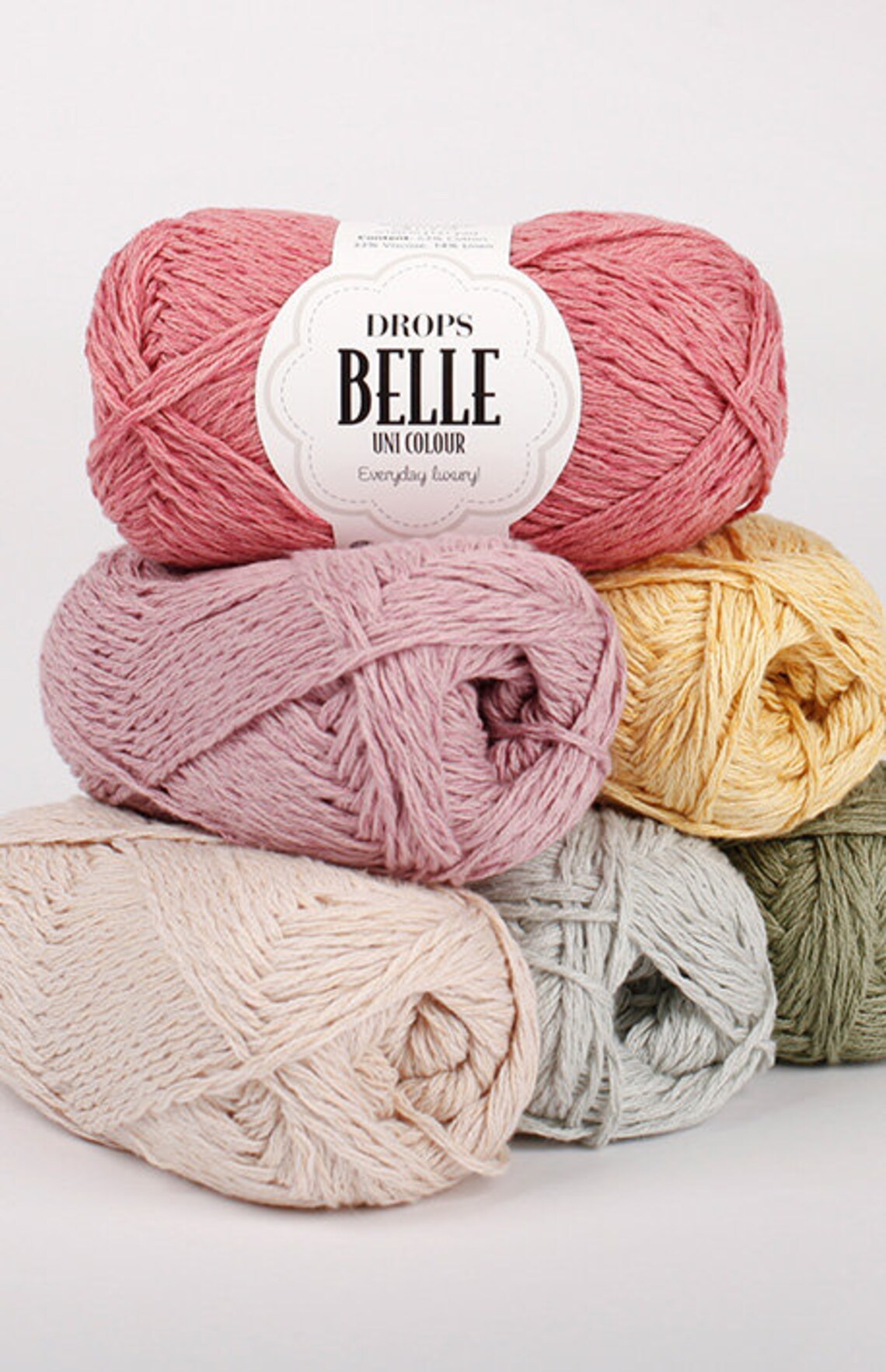 Cotton Yarn Drops Belle Linen Yarn Viscose Yarn Crochet Yarn Etsy