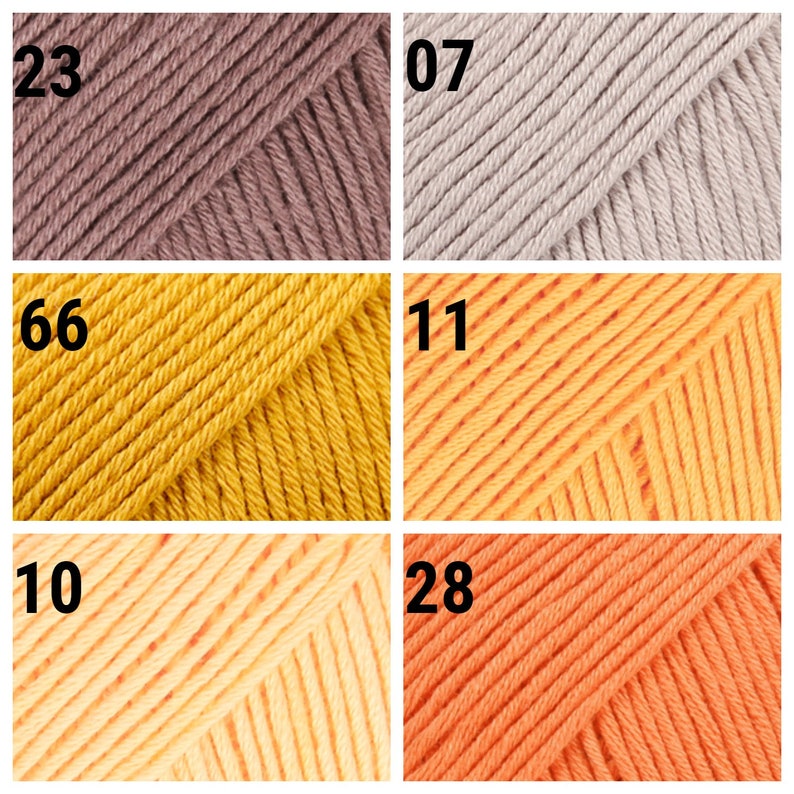 Cotton Yarn DROPS Safran Macrame Cord Amigurumi Yarn Cotton Etsy