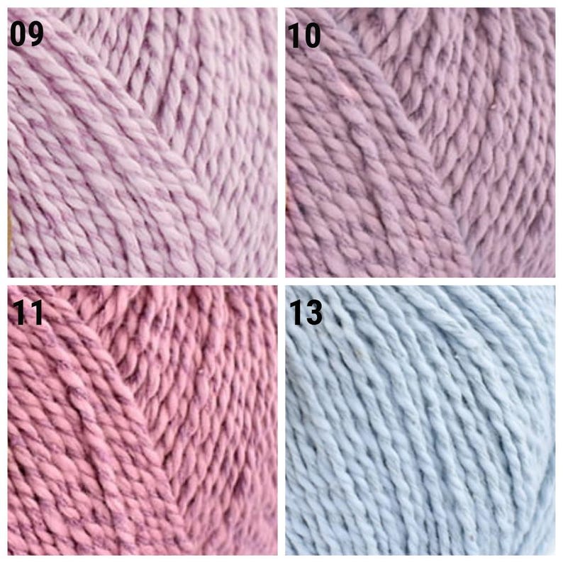Cotton Silk Yarn Fibra Natura Papyrus Yarn Cotton Yarn Silk Blend Yarn Crochet Yarn Summer Yarn image 4