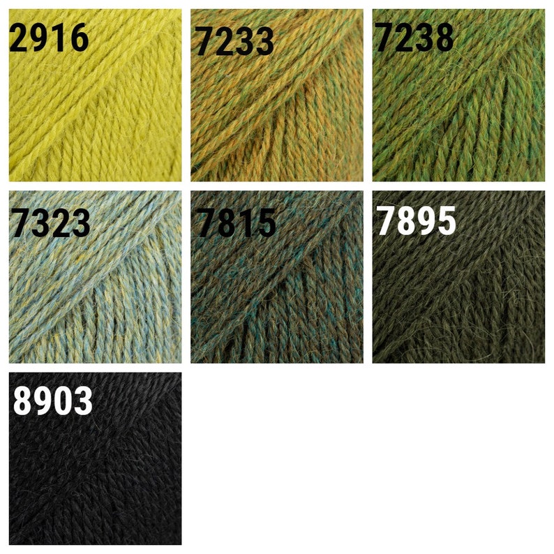 Laine d'alpaga Laine d'alpaga DROPS, pure laine d'alpaga, laine pour écharpe, laine à tricoter, laine pour chaussettes, fil de fibres naturelles image 10