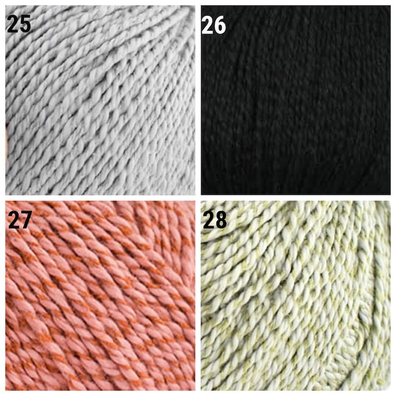 Cotton Silk Yarn Fibra Natura Papyrus Yarn Cotton Yarn Silk Blend Yarn Crochet Yarn Summer Yarn image 7