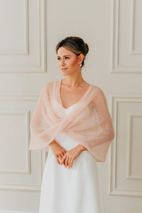 Wedding Shawl Beige Cover up Mohair Cape Shawl Bridal Wrap Beige Shawl Wedding Stole Mohair Shawl Wrap Bridal Cover up