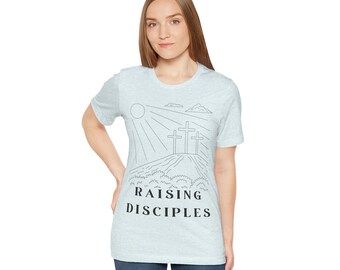 Criando discípulos camiseta de mamá cristiana