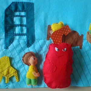 Tapis a histoire de Grosse colere
