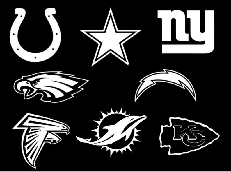 Professional Football Team logo vinyl decal