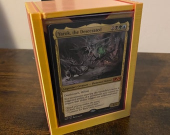 3D-geprinte Window Commander Deck Box. Past op een bovenlader! Kaartdoos. MTG. Magic the Gathering