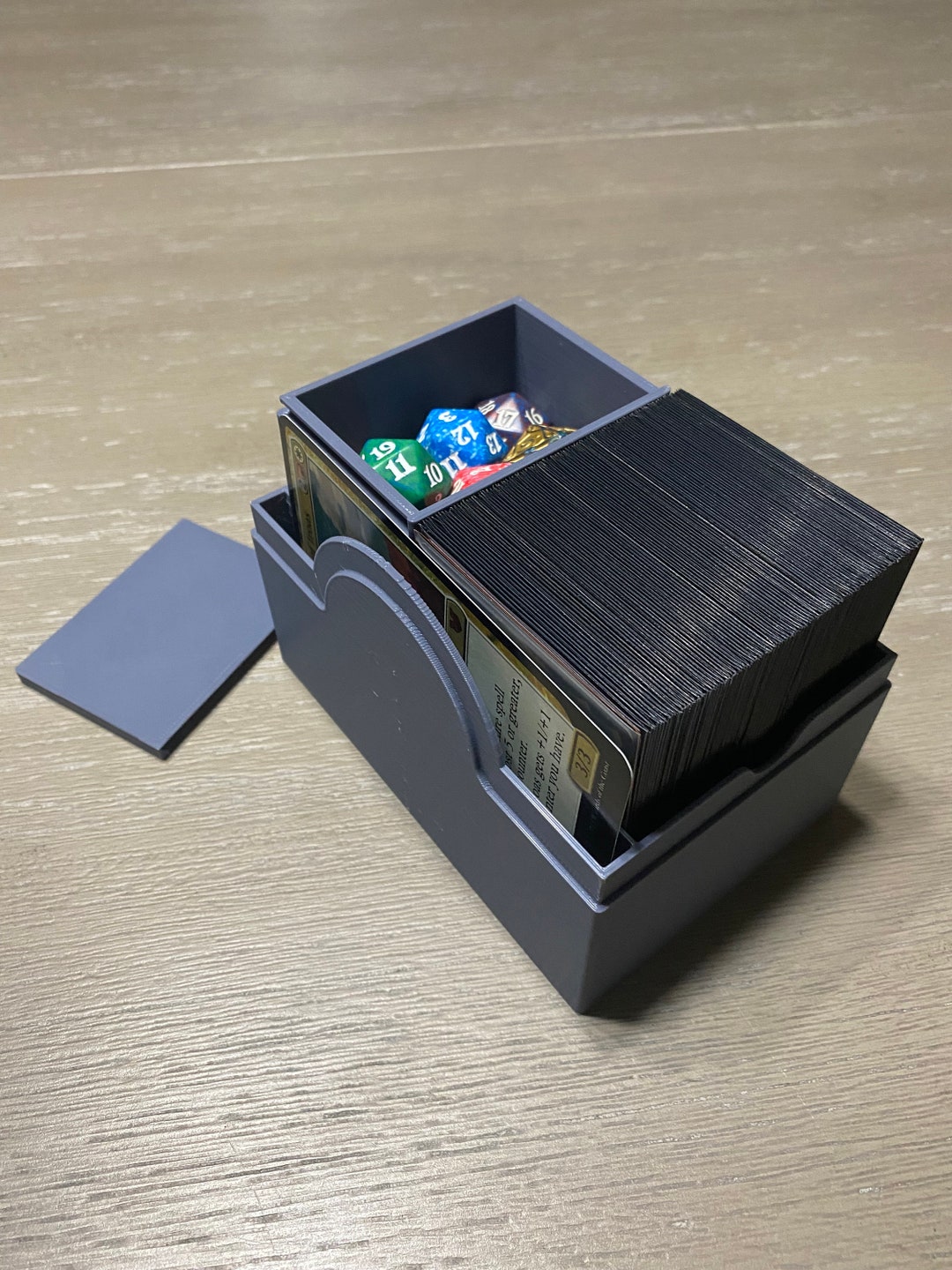 3D Printed Ultimate Commander Deck Box. Fits Oversized Commanders 3.5 X 5 Card Box With