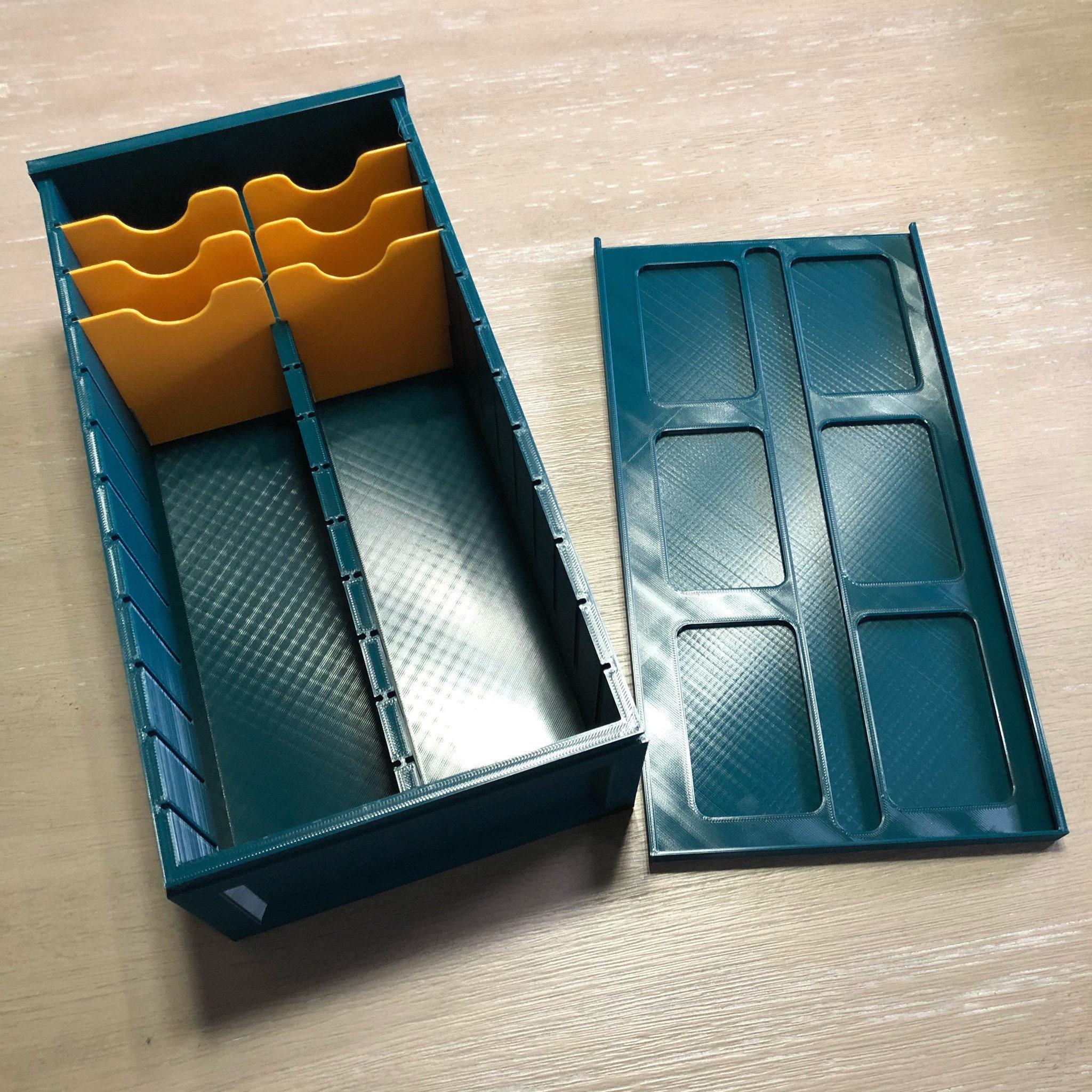 Jumbo 3D Printed Deck Box. Fits up to 8 DoubleSleeved Magic The