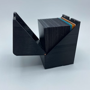 Anpassbare 3D gedruckte Flappy Single Deck Box. Mehrere Größen. MTG. Magic the Gathering. Pokemon. Jugioh.