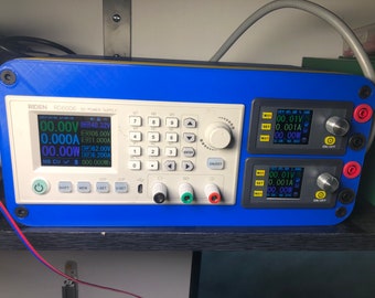RD6006 3D-utskrivet hölje. Trippelutgångsströmförsörjning för bänk. Max 48V utgång. *ENDAST HÄLL*