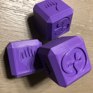 3D Printed Planechase Dice. Planar Die Set.