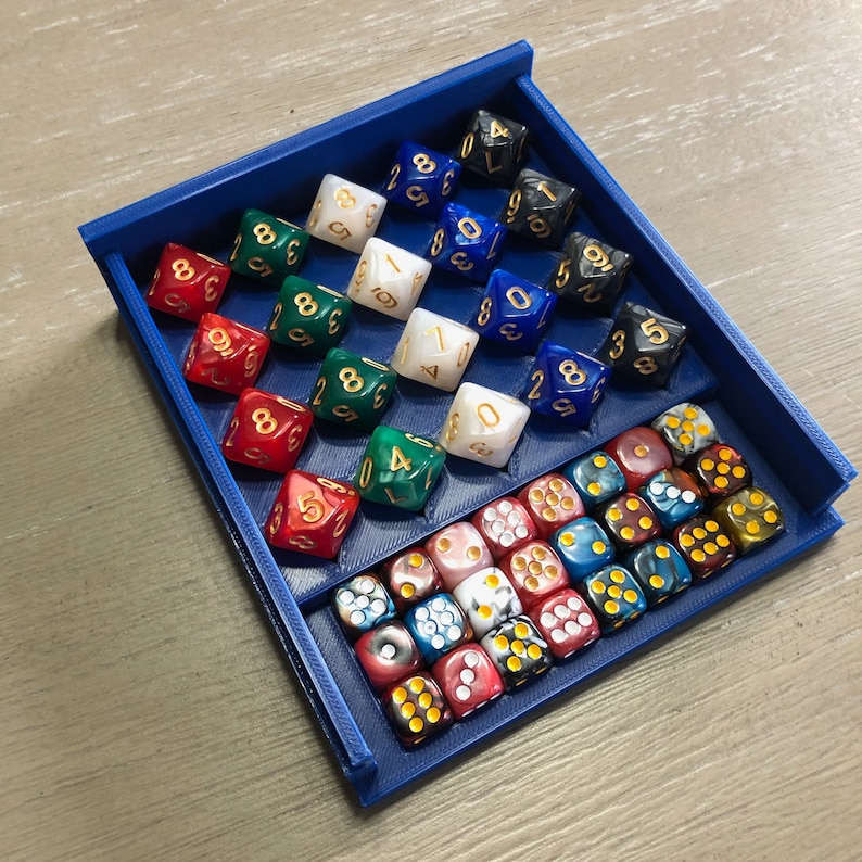 3D Printed Commander Dice Box. MTG. Magic the Gathering Etsy