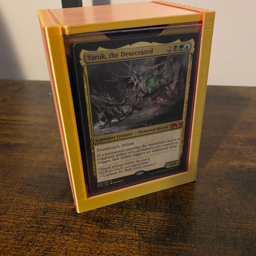 Magic: The Gathering Commander ボックス Amazon.com: Card Deck Box for MTG with Commander Display, 5