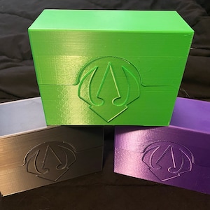 3D Printed Original Archenemy Deck Box. Fits oversized commanders! 3.5&quot; x 5&quot; Card Box. MTG. Magic the Gathering