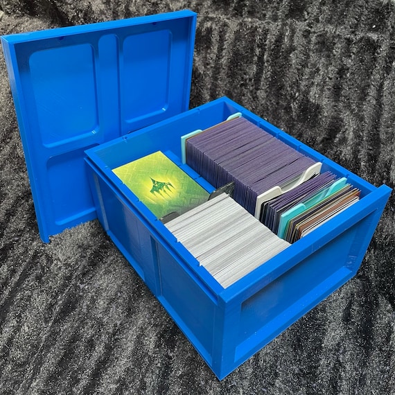 Small 3D Printed Deck Box. Fits up to 4 Double-sleeved - Etsy