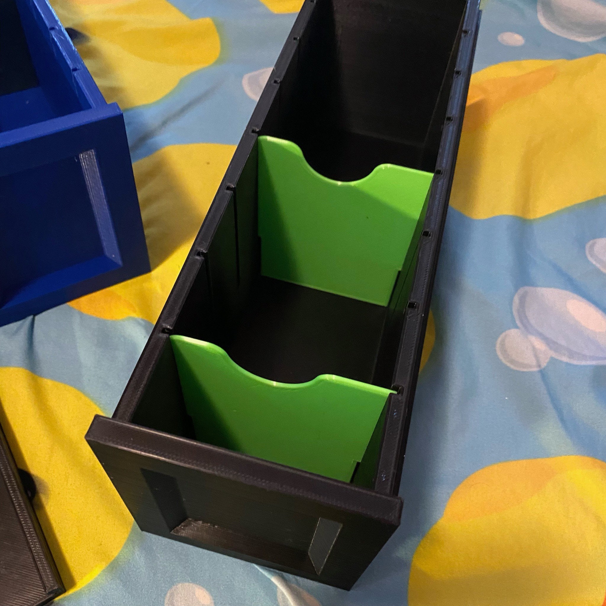 Single Row 3D Printed Deck Box. Fits up to 3 Doublesleeved Etsy