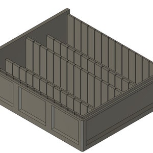 Ultra Jumbo Wumbo 3D Printed Deck Box. Fits Up to 20 Double-Sleeved EDH/Commander Decks MTG/Pokémon/Yugioh Trading Card & Playmat Storage