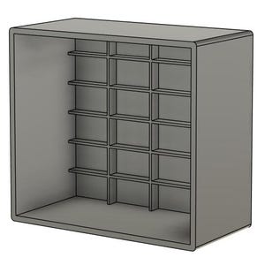 Mooncat Nail Polish Stackable Storage Container. Can Be Customized With Any Dimensions (Fit Other Brands), Colors and Embossments!