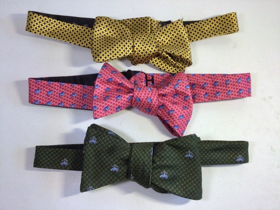 Choice of 3 silk bow ties from Brooks Brothers, N… - image 1