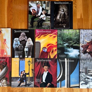 Collection of 12 Smithsonian magazines from March 1993 to February 1994. Excellent condition. Price is for all 12 magazines.