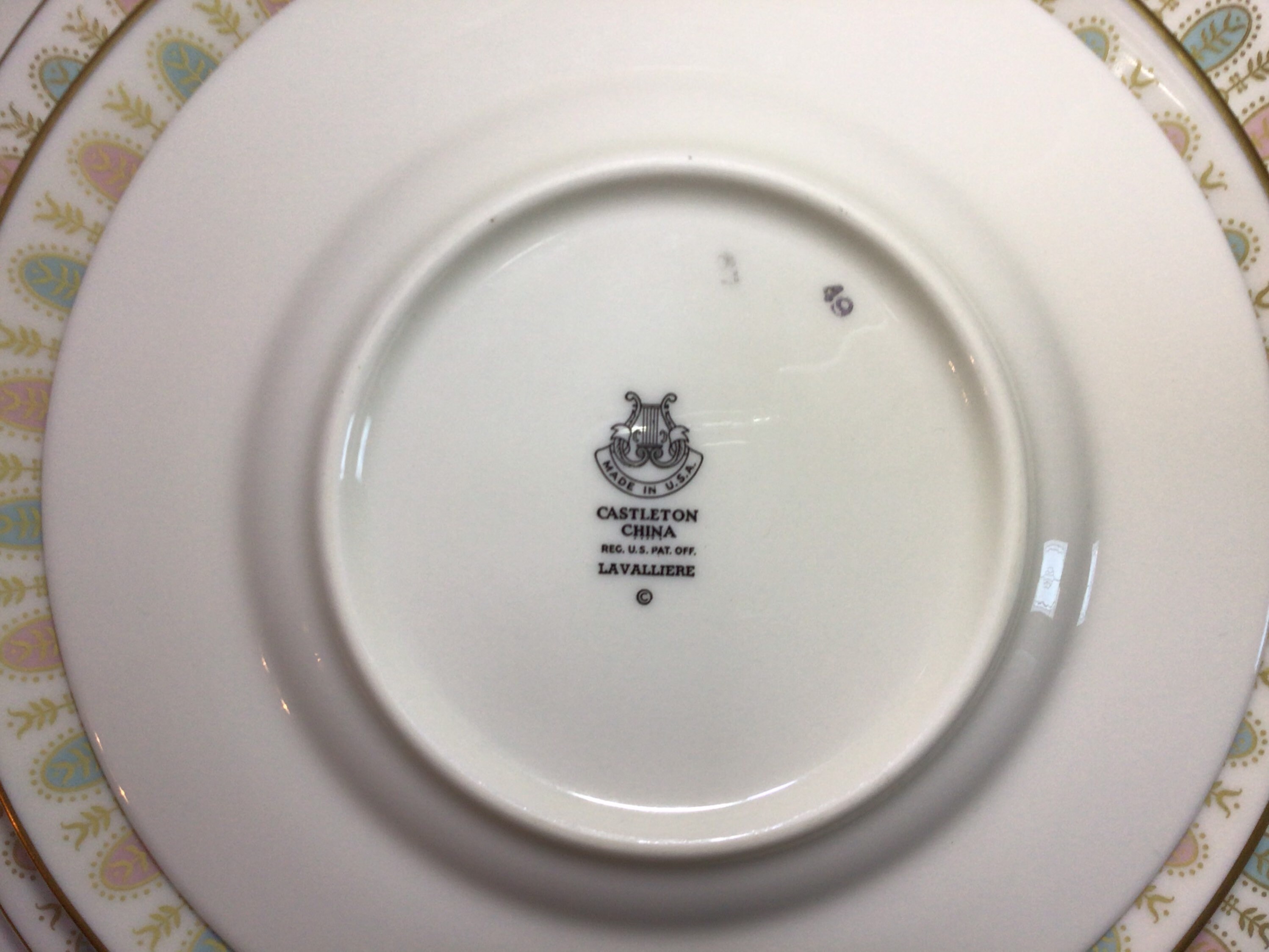 Large Assortment (over 60 Pieces) of Vintage Castleton China Lavalliere ...