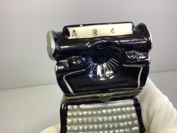 Vintage Two’s Company typewriter ceramic trinket … - image 8