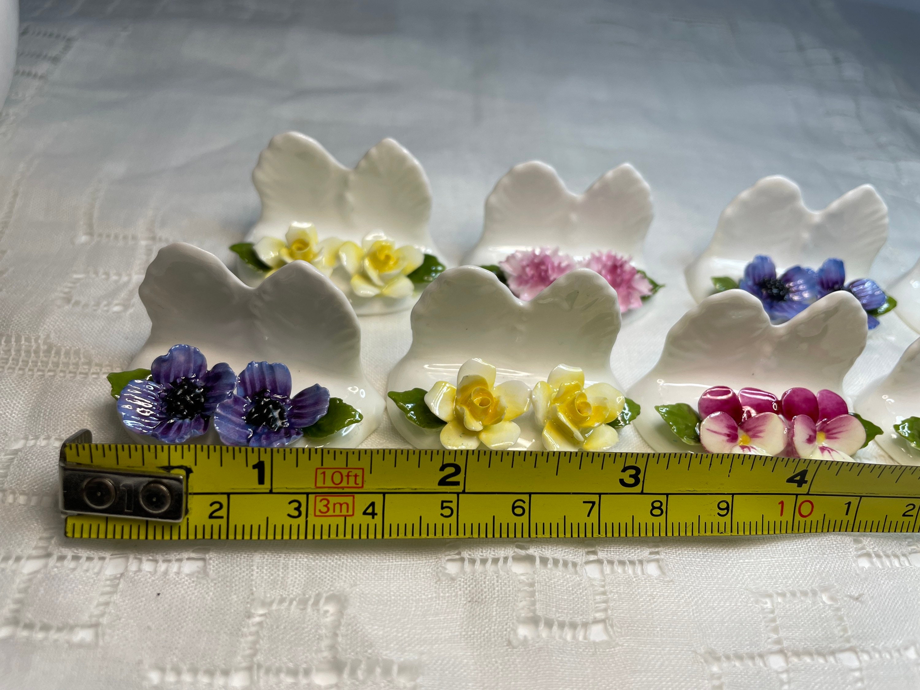 Set of 8 Aynsley fine bone china place card holders with Etsy