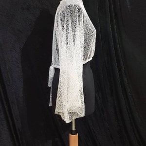 Lace top, long sleeve lace top, bridal lace topper,  bridal lace shrug,  wedding dress topper, lace topper,floaty lace top, bexbrides bolero