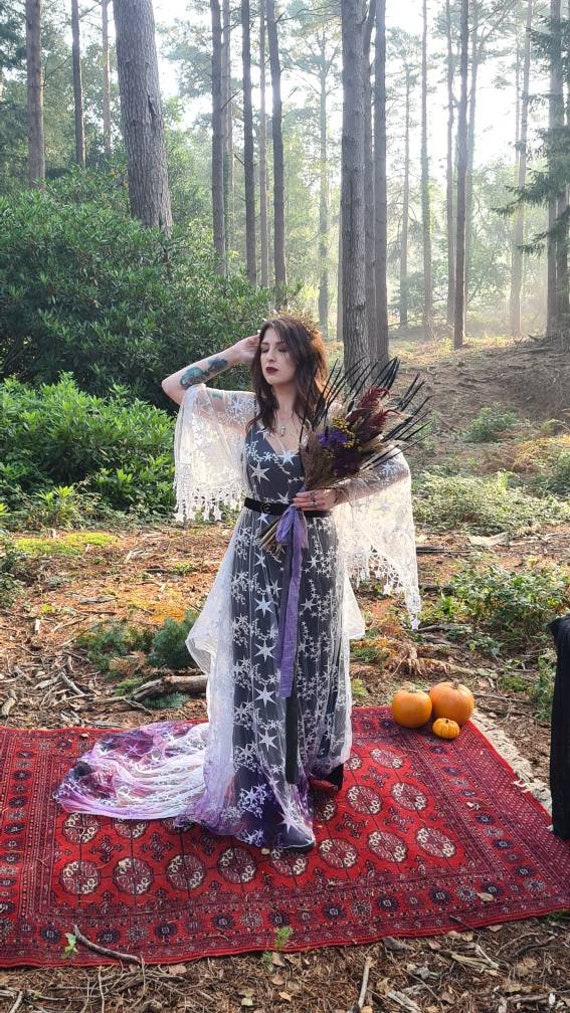 Purple ombre wedding dress hot sale