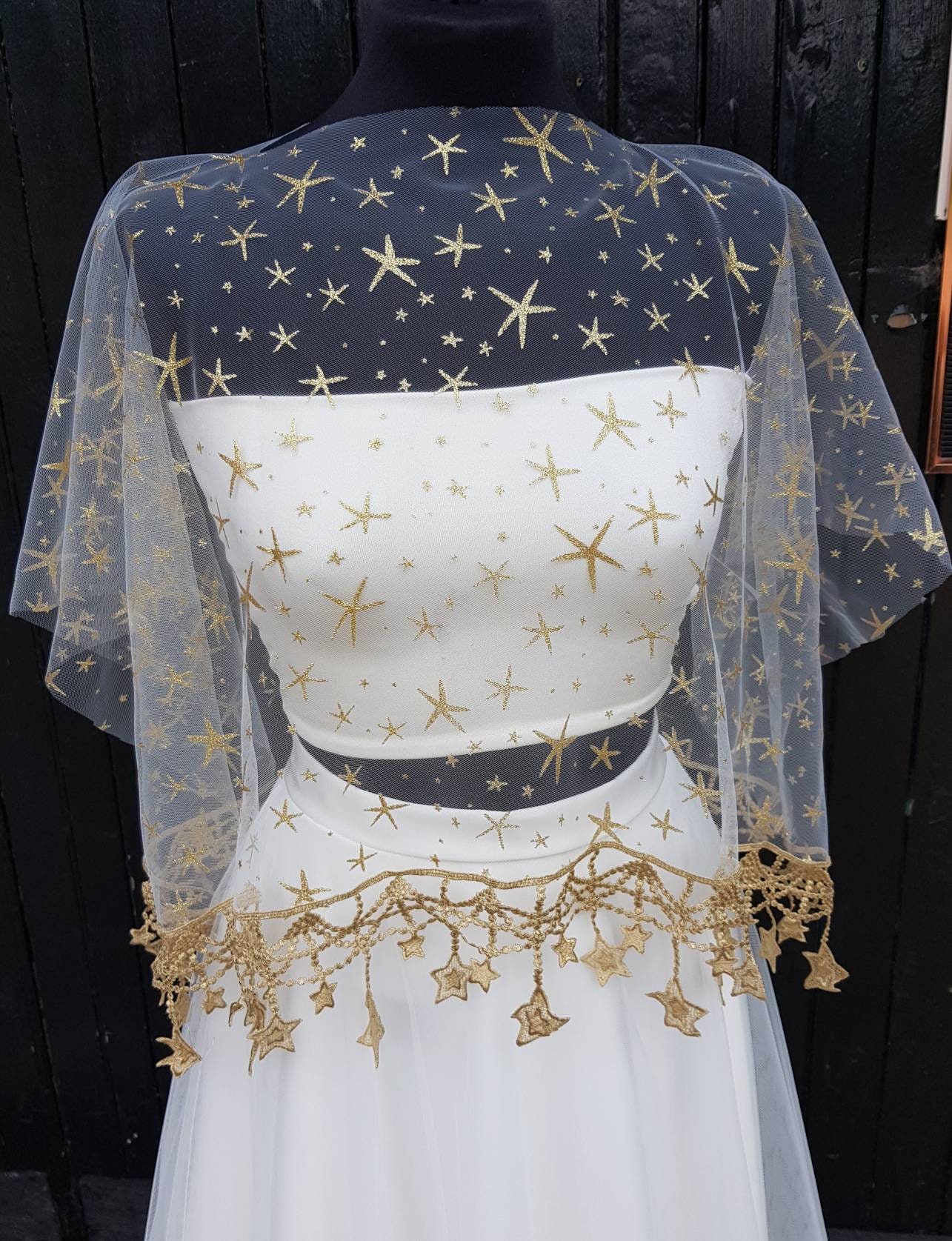 Custom Listing for Aubree / Counting Stars Boho Wedding Dress overlay Only  by Boom Blush 2023. 