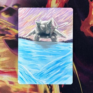 Carta Pokémon Cetitan Pintada alterada