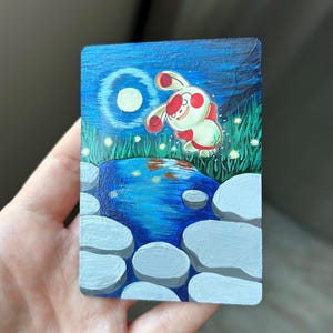 Carta Pokémon Spinda pintada alterada