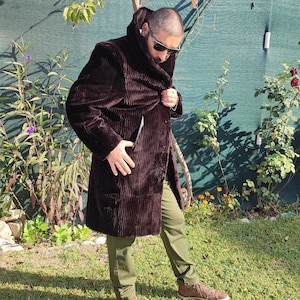 L / Beaver fur for men