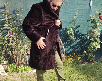 L / Beaver fur for men
