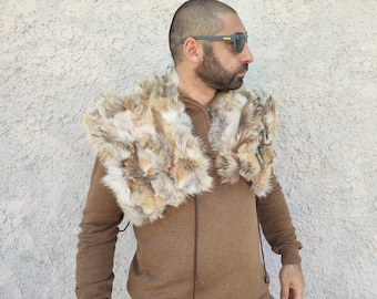 Coyote fur wrap
