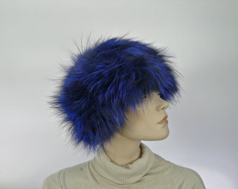 Blueblack fox hat