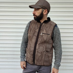 Unisex Schaffellweste