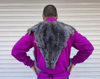 Coyote fur wrap