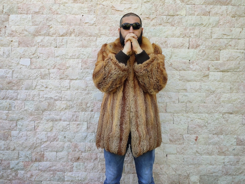 Red Fox Men Jacket Etsy