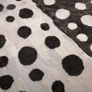 Set of sheepskin fur throws /carpets