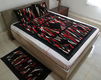 Luxury set for bedroom beaver fur