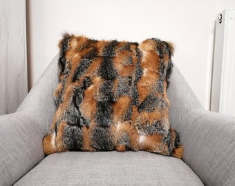 Luxury fox pillow case